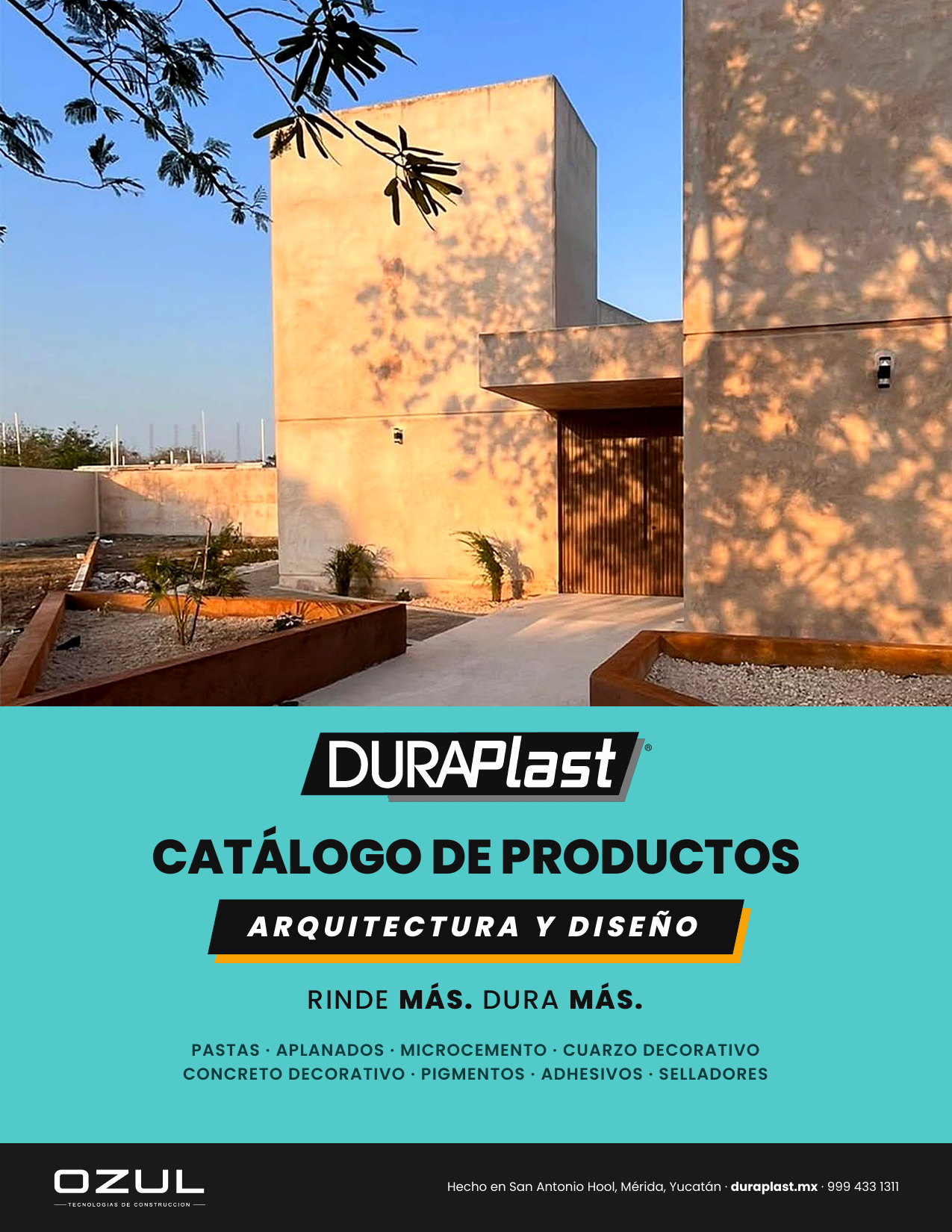 Portada del catálogo Duraplast Arquitectura y Diseño